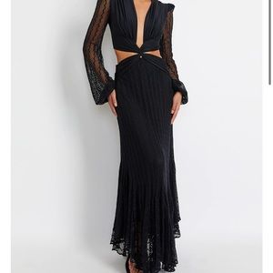 PLUNGE NETTED BEACH DRESS size XS NWT